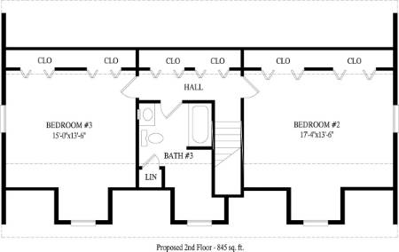 Hatteras Modular Home Floor Plan Second Floor